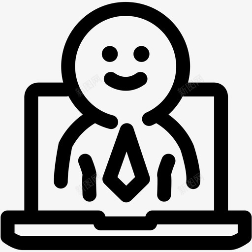 编码电脑屏幕开发图标svg_新图网 https://ixintu.com 开发 快乐人人力资源和生活方式 电脑屏幕 编码