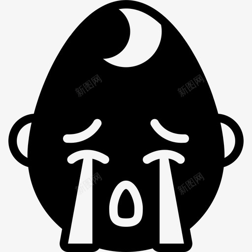 哭泣的男孩表情悲伤表情坚实图标svg_新图网 https://ixintu.com 哭泣的男孩表情 悲伤 表情坚实