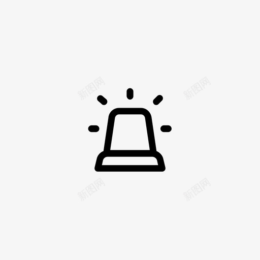 警报紧急通知图标svg_新图网 https://ixintu.com 小图标 紧急 警报 通知