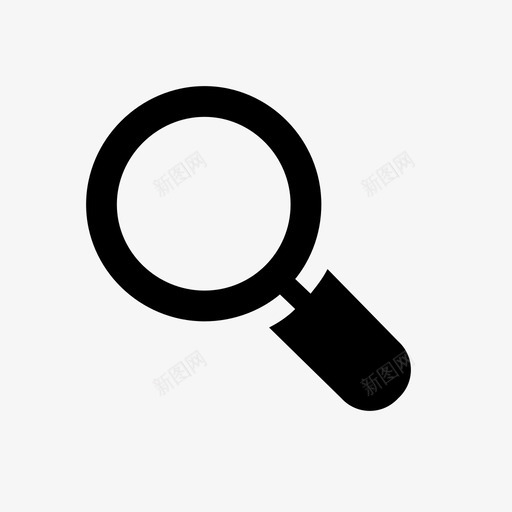 搜索侦探放大镜图标svg_新图网 https://ixintu.com 侦探 搜索 放大镜