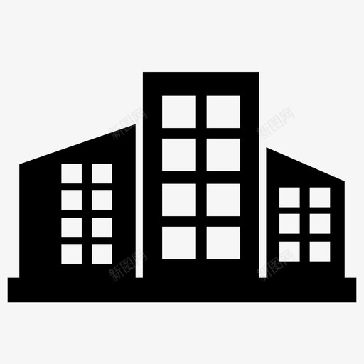 大厦svg_新图网 https://ixintu.com 大厦