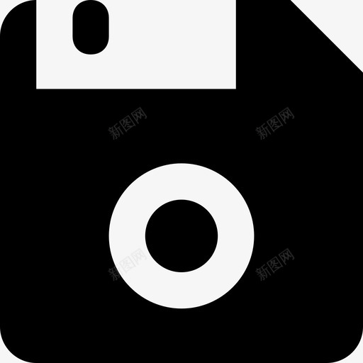 软盘驱动器存储器图标svg_新图网 https://ixintu.com 存储器 网络和通信材料字形图标 软盘 驱动器