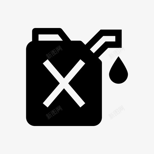 燃料易燃气体图标svg_新图网 https://ixintu.com 易燃 气体 汽油 燃料 野营填充图标集