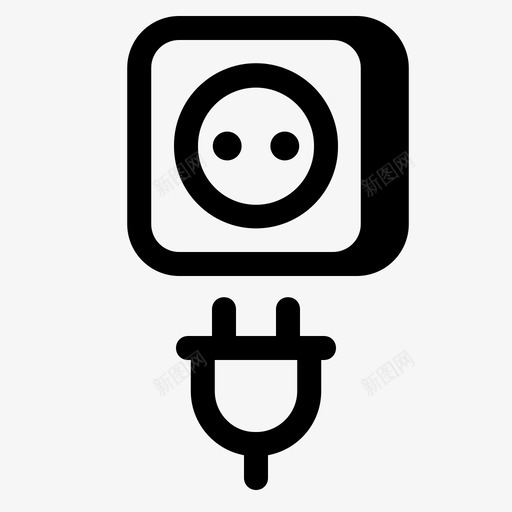 插头电动工具维修图标svg_新图网 https://ixintu.com 制造 工作 插头 电动工具 维修
