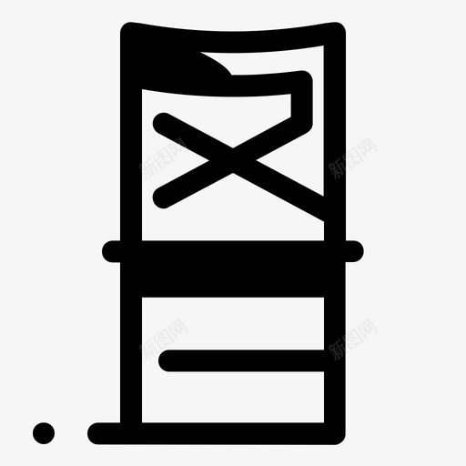 导演椅家具座椅图标svg_新图网 https://ixintu.com 内饰 家具 导演椅 座椅 时尚