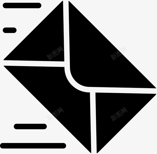 发送邮件信封信件图标svg_新图网 https://ixintu.com smashicons邮件实心 信件 信封 发送邮件 消息