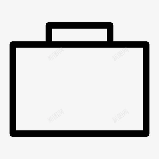 手提箱公文包行李图标svg_新图网 https://ixintu.com 公文包 办公室手提箱 工作 手提箱 行李
