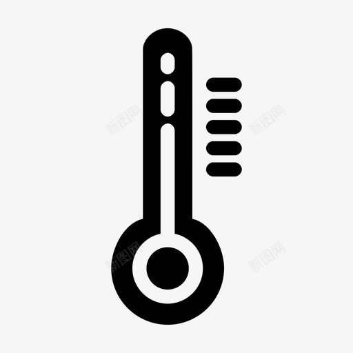 温度计室温工具图标svg_新图网 https://ixintu.com 天气 室温 工具 暖气 温度计