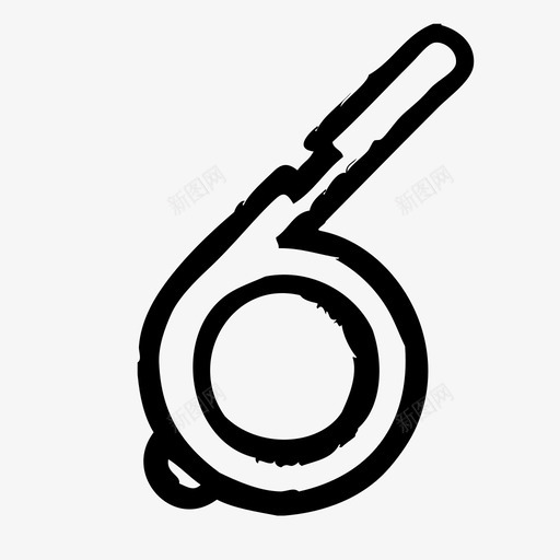 口哨活动健身图标svg_新图网 https://ixintu.com 健身 口哨 活动 素描2 运动