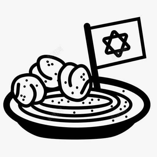 以色列鹰嘴豆以色列食品街头食品图标svg_新图网 https://ixintu.com 以色列货 以色列食品 以色列鹰嘴豆 街头食品