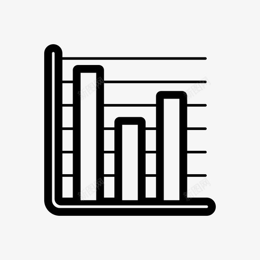 条形图业务图图表报告图标svg_新图网 https://ixintu.com 业务图 信息图表 图表 图表报告 条形图 移动银行