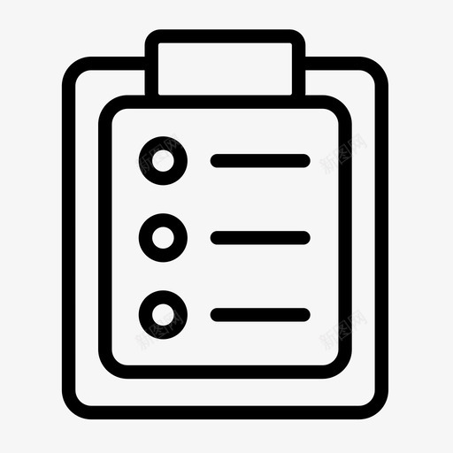 检查表病史健康图标svg_新图网 https://ixintu.com 健康 医学 待办事项 检查表 病史