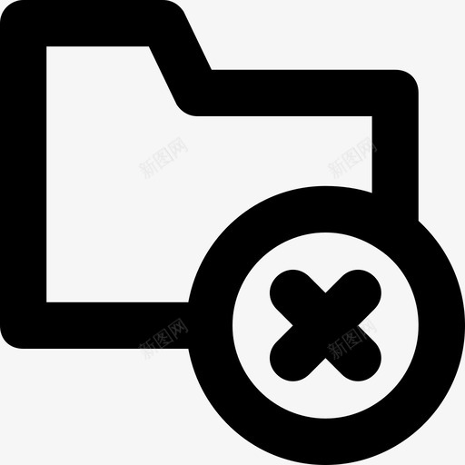 删除文件夹存档数据存储图标svg_新图网 https://ixintu.com 删除文件夹 存档 数据存储 电子平滑线图标