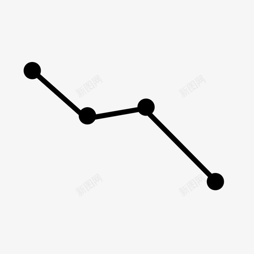 减少图表图表向下图表图标svg_新图网 https://ixintu.com 减少图表 向下图表 图表 折线图
