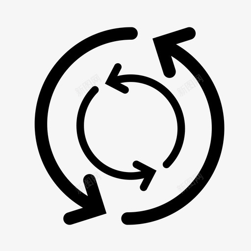 操作_循环-01svg_新图网 https://ixintu.com 操作_循环-01 hekr icon追加_循环-01