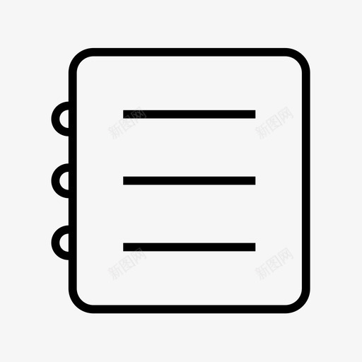 本子svg_新图网 https://ixintu.com 本子