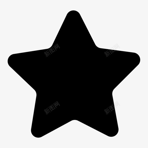 星形书签收藏夹图标svg_新图网 https://ixintu.com 书签 收藏夹 星形 用户界面