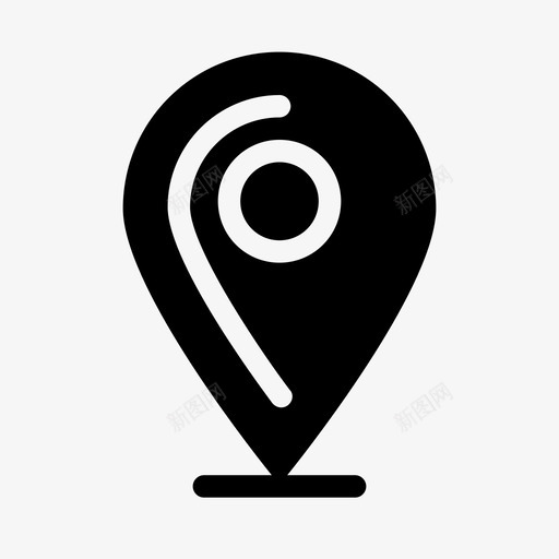 占位符地图位置地图点图标svg_新图网 https://ixintu.com 占位符 图钉 地图位置 地图指针 地图点