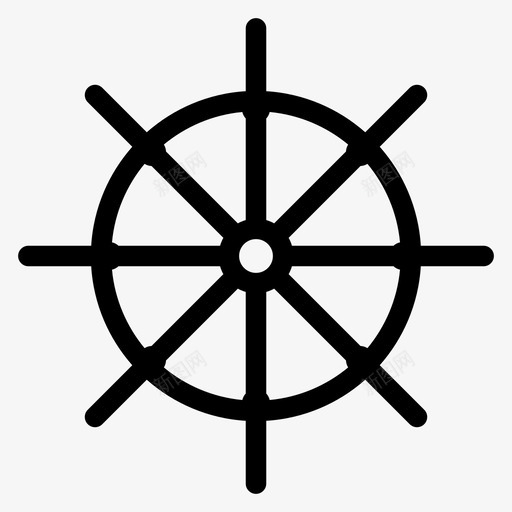 舵船舵船图标svg_新图网 https://ixintu.com 舵 船 船舵