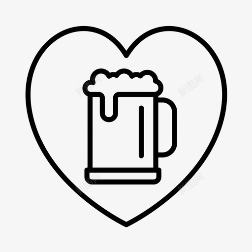 爱啤酒啤酒花园啤酒厅图标svg_新图网 https://ixintu.com 啤酒厅 啤酒节 啤酒花园 德国 慕尼黑 斯坦因 爱啤酒