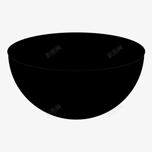 碗盘子食物图标svg_新图网 https://ixintu.com 厨房用具 盘子 碗 食物