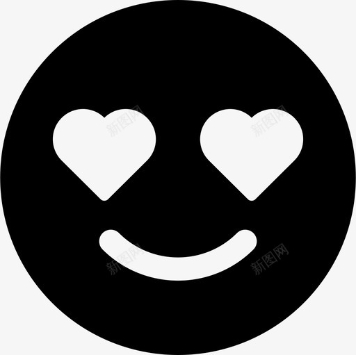 爱的笑脸符号圣瓦伦丁图标svg_新图网 https://ixintu.com 圣瓦伦丁 爱的笑脸 符号