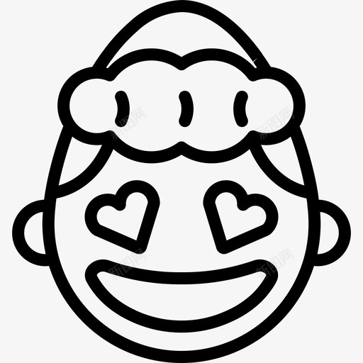 爱女孩的表情爱的女孩的表情脸图标svg_新图网 https://ixintu.com 快乐 爱女孩的表情 爱的女孩的表情 脸