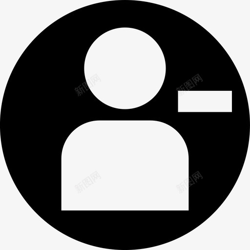 基本圆形触点移除计算机非朋友图标svg_新图网 https://ixintu.com 基本圆形触点 移除计算机非朋友
