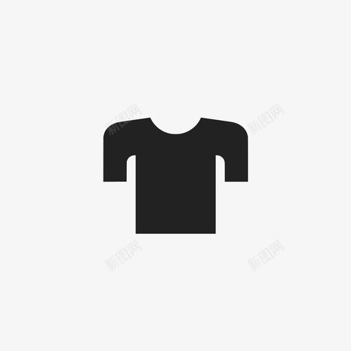 T恤衣服短袖图标svg_新图网 https://ixintu.com T恤 短袖 衣服