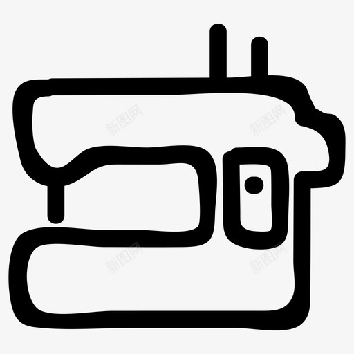 机器歌手贴纸图标svg_新图网 https://ixintu.com 机器 歌手 电子手绘图标 裁缝 贴纸