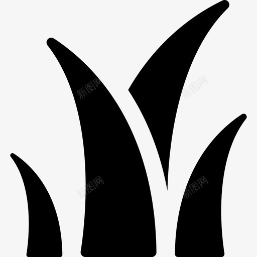 草叶自然四季图标svg_新图网 https://ixintu.com 四季 自然 草叶