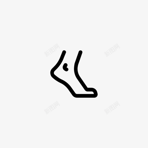 脚脚踝脚步图标svg_新图网 https://ixintu.com 卡通脚步 小图标 脚 脚步 脚踝 走路