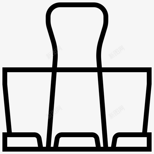 活页夹文具办公用品图标svg_新图网 https://ixintu.com 办公用品 文具 活页夹