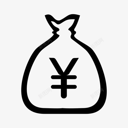 钱袋svg_新图网 https://ixintu.com 钱袋