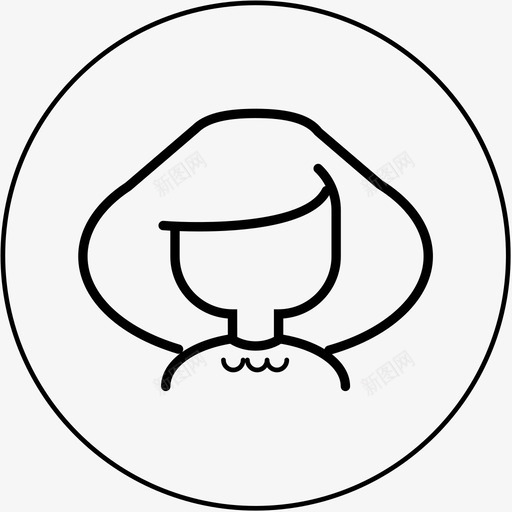 女生svg_新图网 https://ixintu.com 女生