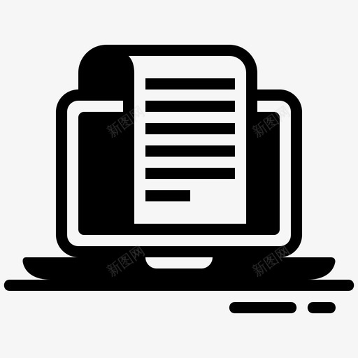 账单商业发票图标svg_新图网 https://ixintu.com 付款 发票 商业 收据 账单 餐厅卷3
