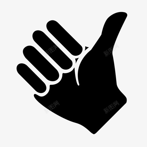 搭便车手势好的图标svg_新图网 https://ixintu.com 好的 手势 手势要稳 搭便车