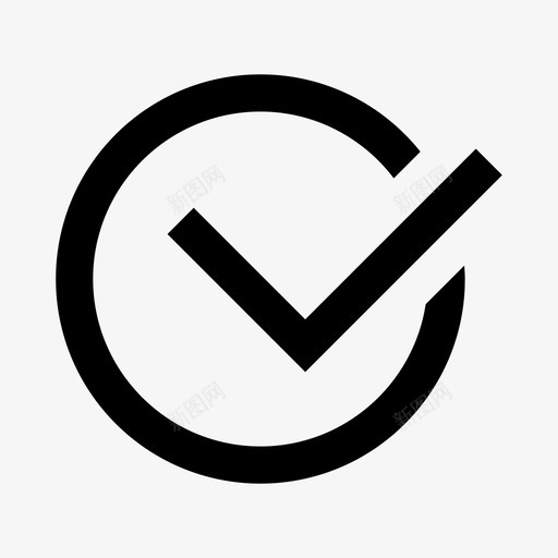 选中标记接受复选框图标svg_新图网 https://ixintu.com 勾选 复选框 接受 是 界面 确定 选中标记