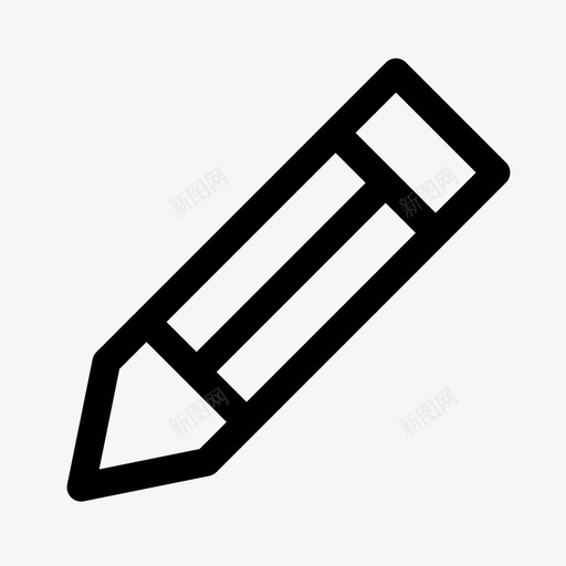 编辑铅笔基本用户界面图标svg_新图网 https://ixintu.com 基本用户界面 编辑 铅笔
