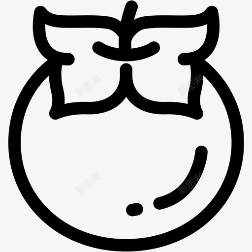 番茄食品健康图标svg_新图网 https://ixintu.com 健康 番茄 蔬菜 西红柿 食品 食品大纲集2