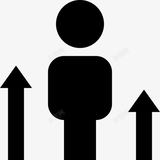 促销标晋升职业图标svg_新图网 https://ixintu.com 促销矢量图标 工作晋升 搜索引擎优化和数字营销图标包 晋升 职业 进度