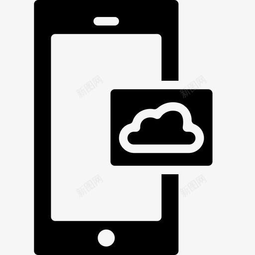 云电话功能icloud图标svg_新图网 https://ixintu.com icloud 云电话 功能 手机 手机功能固态