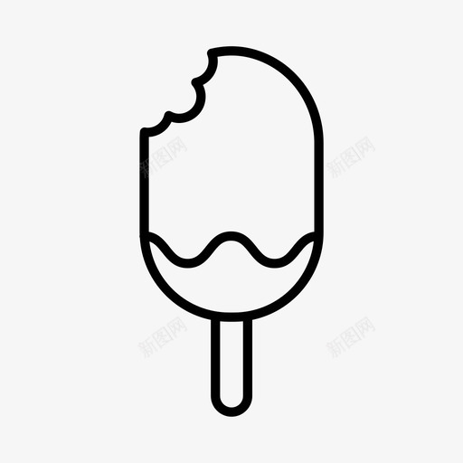 甜点冰棍图标svg_新图网 https://ixintu.com 冰棍 甜点
