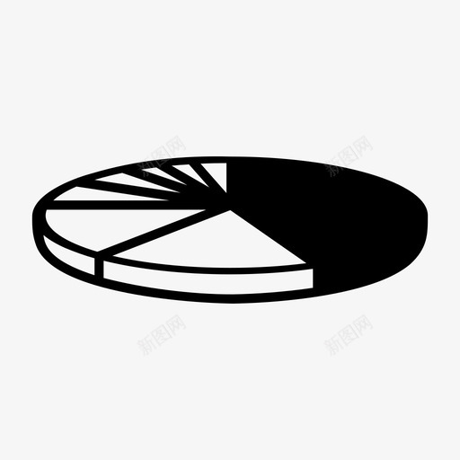 饼图图表信息图图标svg_新图网 https://ixintu.com 信息图 图表 市场 统计 饼图
