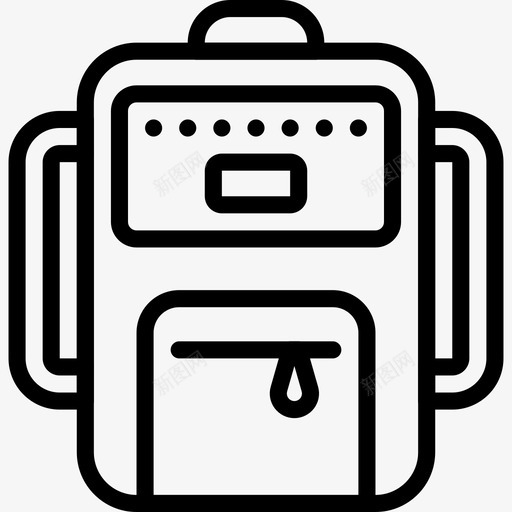背包假期包图标svg_新图网 https://ixintu.com 假期 假期大纲 包 背包
