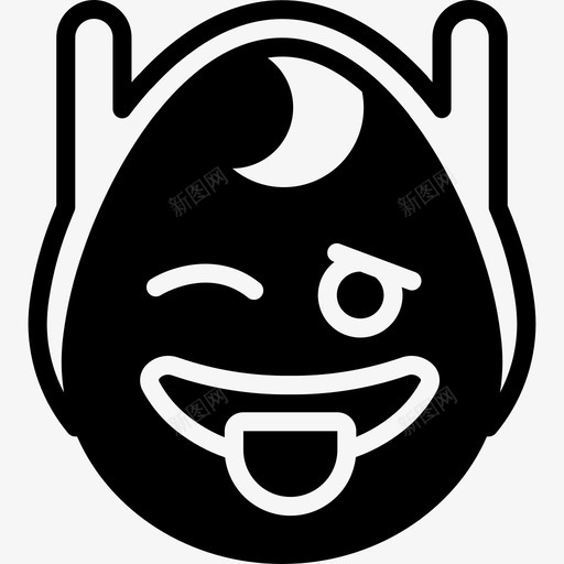 winkfinn表情符号人脸图标svg_新图网 https://ixintu.com winkfinn 人类 人脸 表情符号 表情符号实心