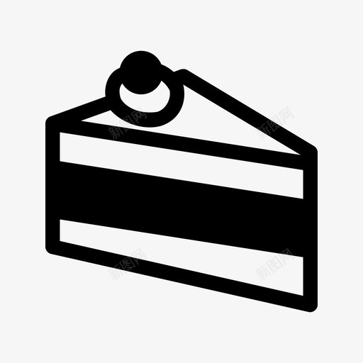 蛋糕奶油蛋糕一块蛋糕图标svg_新图网 https://ixintu.com 一块蛋糕 切片 奶油蛋糕 甜蛋糕 糖果 蛋糕
