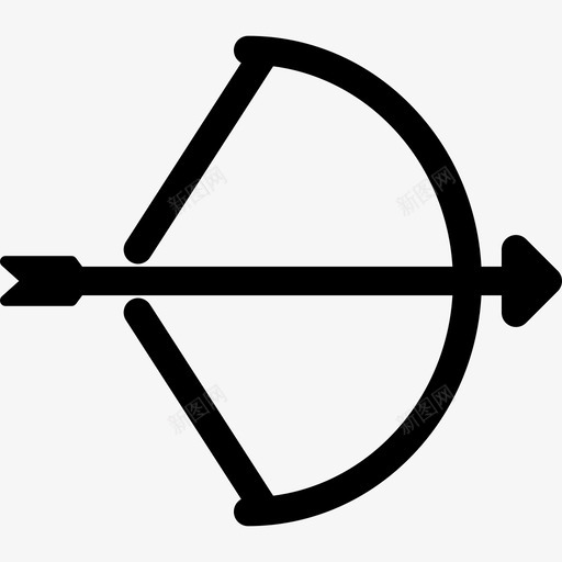 弓箭体育poi公共场所概述图标svg_新图网 https://ixintu.com poi公共场所概述 体育 弓箭