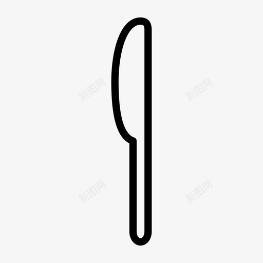 刀早餐厨房图标svg_新图网 https://ixintu.com 刀 厨房 工具 早餐