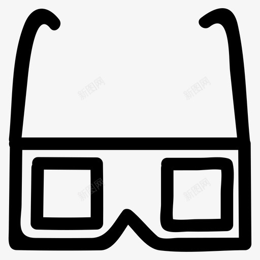 3d眼镜眼镜医疗图标svg_新图网 https://ixintu.com 3d眼镜 医疗 夏季 多媒体手绘 眼镜
